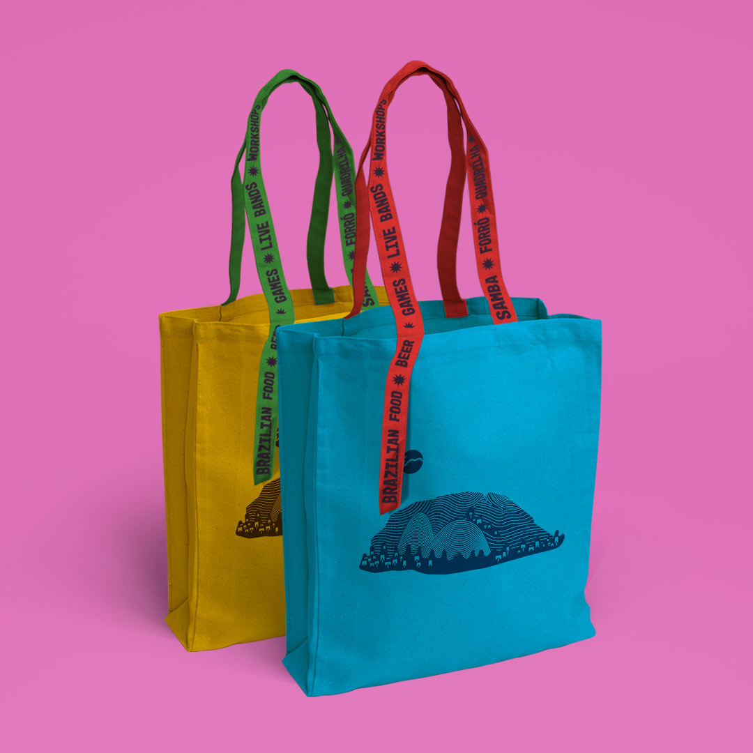Danielle Gracioso Graphic Designer Vancouver BC Canada – Brazil in Squamish Festival Instagram, tote bag printed Danielle Gracioso