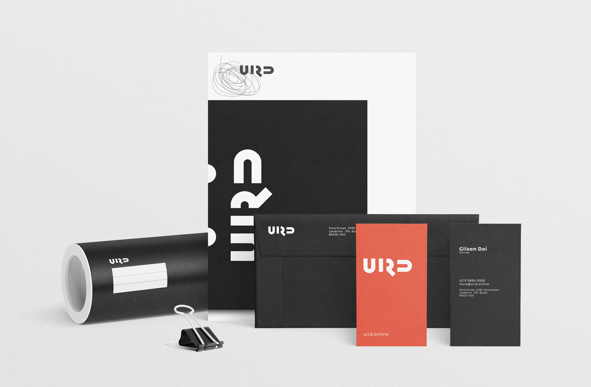 Danielle Gracioso Graphic Designer Vancouver BC Canada – UIRD Branded Stationery