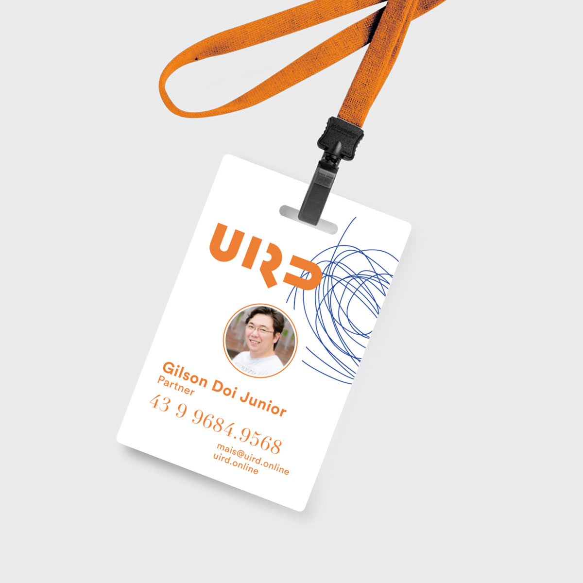 Danielle Gracioso Graphic Designer Vancouver BC Canada – Name tag or badge of UIRD